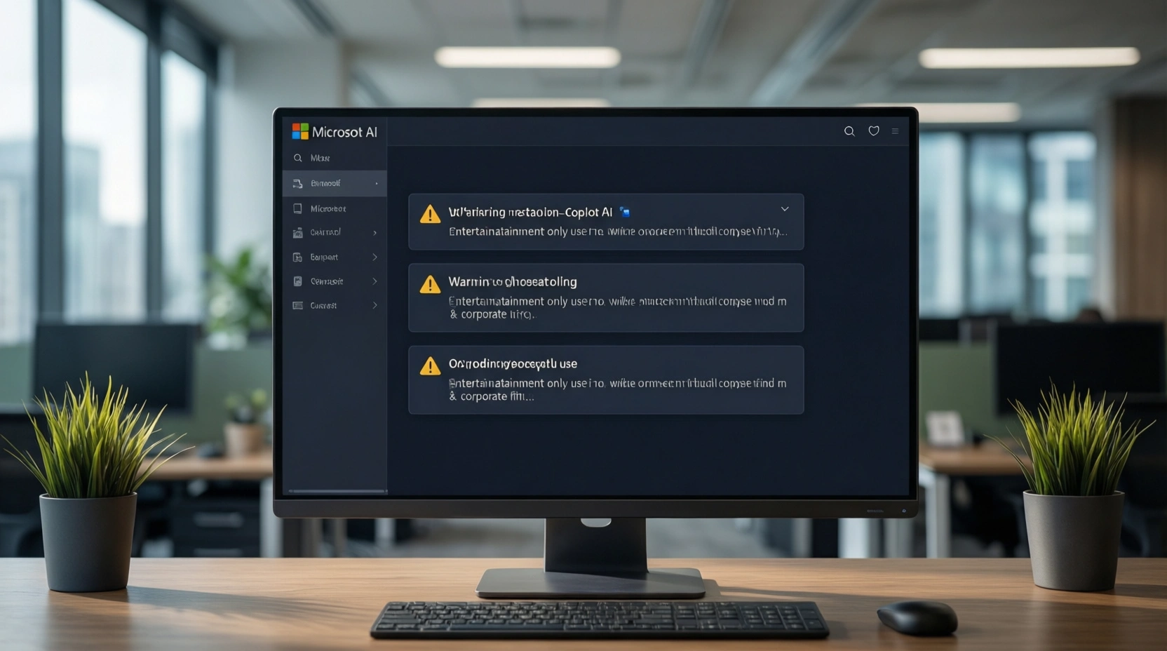 Copilot da Microsoft: IA é 'apenas para entretenimento' segundo termos de uso