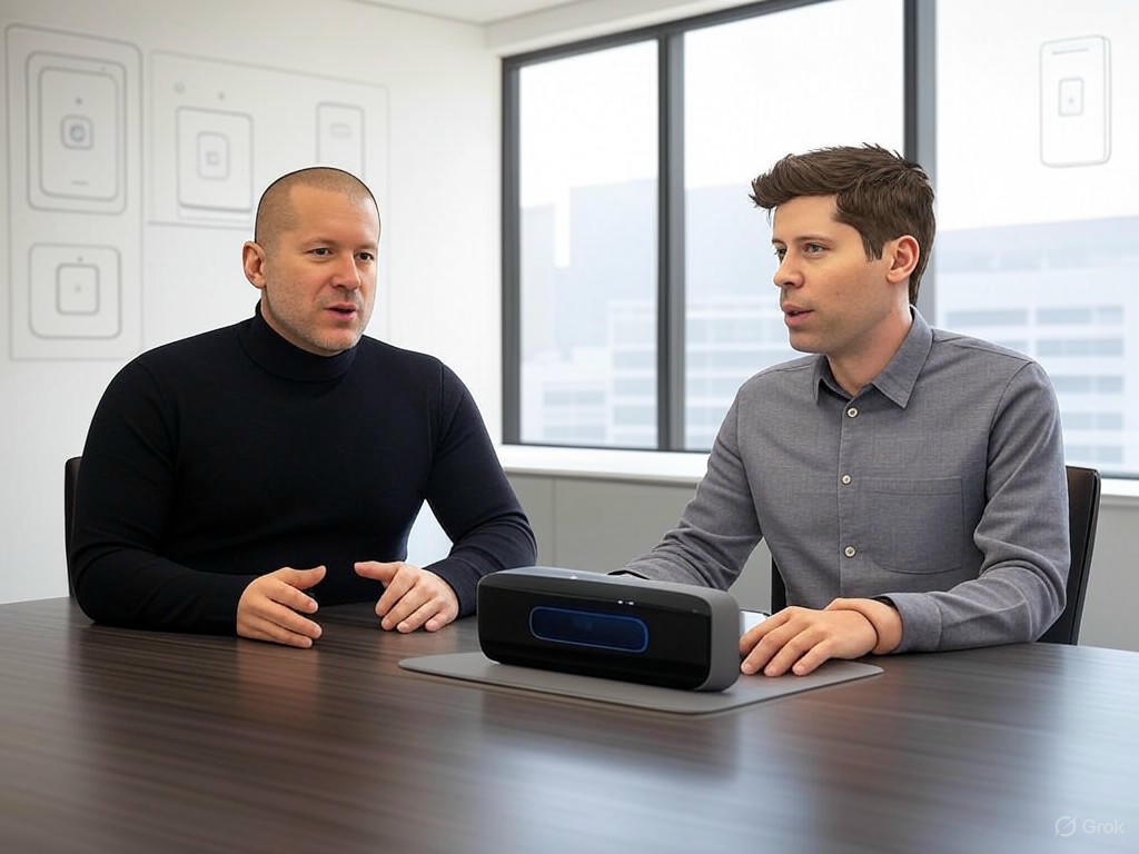 OpenAI em Negociações para Adquirir Startup de Hardware de IA de Jony Ive