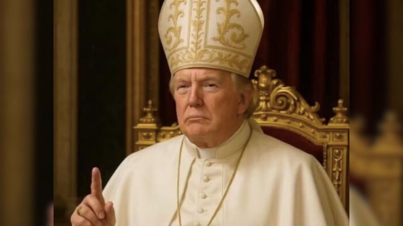 Imagem de Trump como Papa, Gerada por IA, Causa Crise Política nos EUA e Pressiona por Nova Legislação