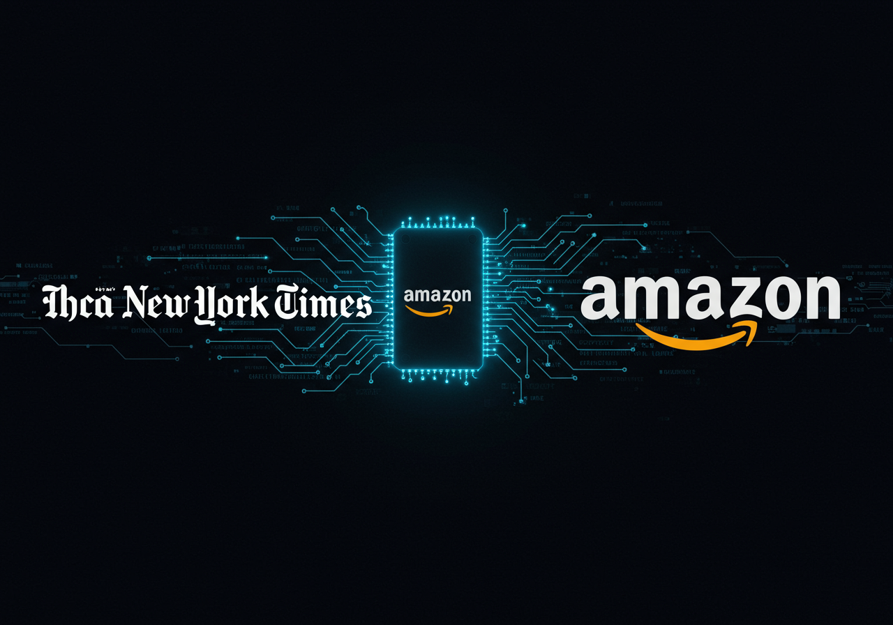 Reviravolta IA: New York Times Licencia Conteúdo para Amazon Após Processar OpenAI e Microsoft