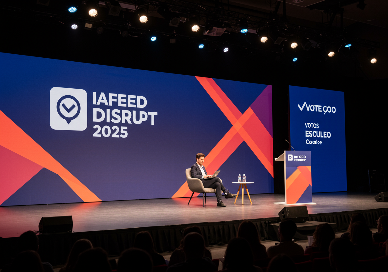 IAFeed Disrupt 2025: Conheça os Finalistas e Ajude a Definir a Agenda do Evento Tecnológico do Ano!