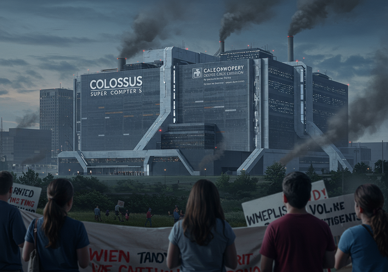 NAACP Exige Suspensão Imediata de Supercomputador de Elon Musk em Memphis por Graves Riscos Ambientais