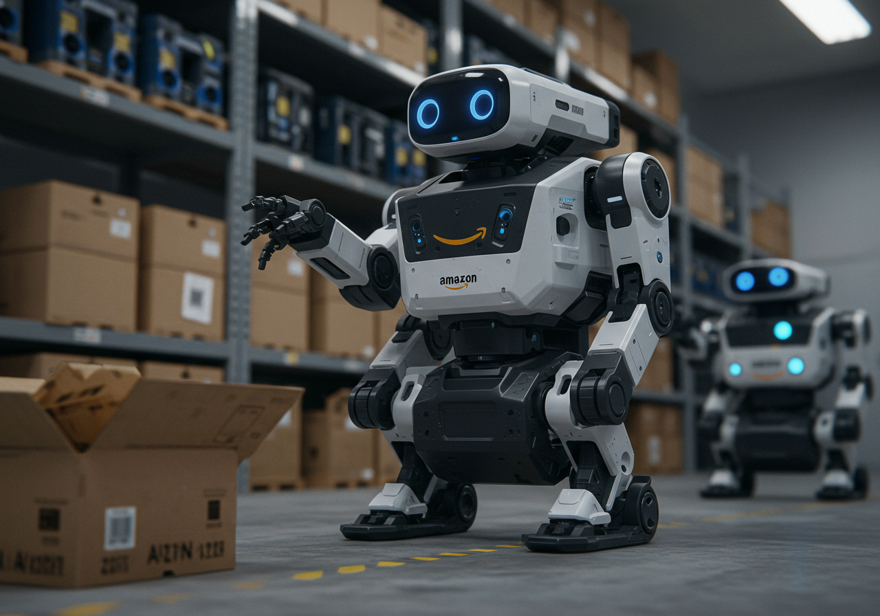 Amazon Investe em Inteligência Artificial Agente para Turbinar Robôs e Inovar em Produtos