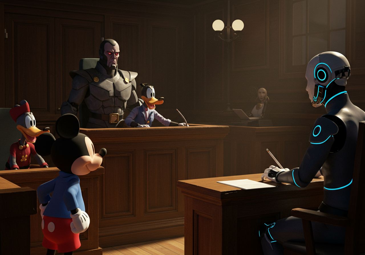 Disney e Universal Acionam Justiça Contra Midjourney por Suposto Uso Indevido de Direitos Autorais em IA